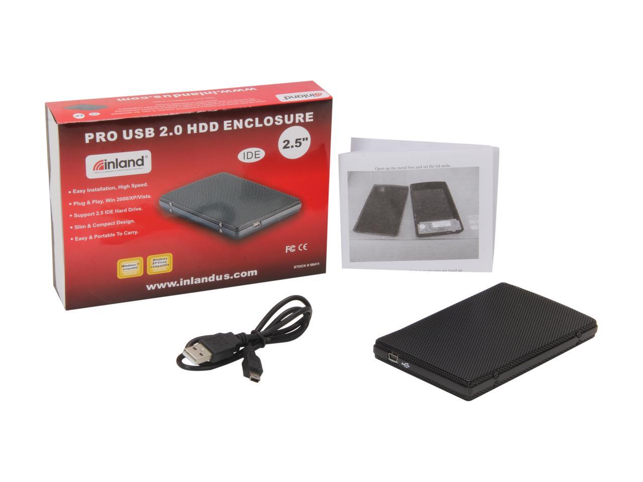 inland 08411 Black External Enclosure