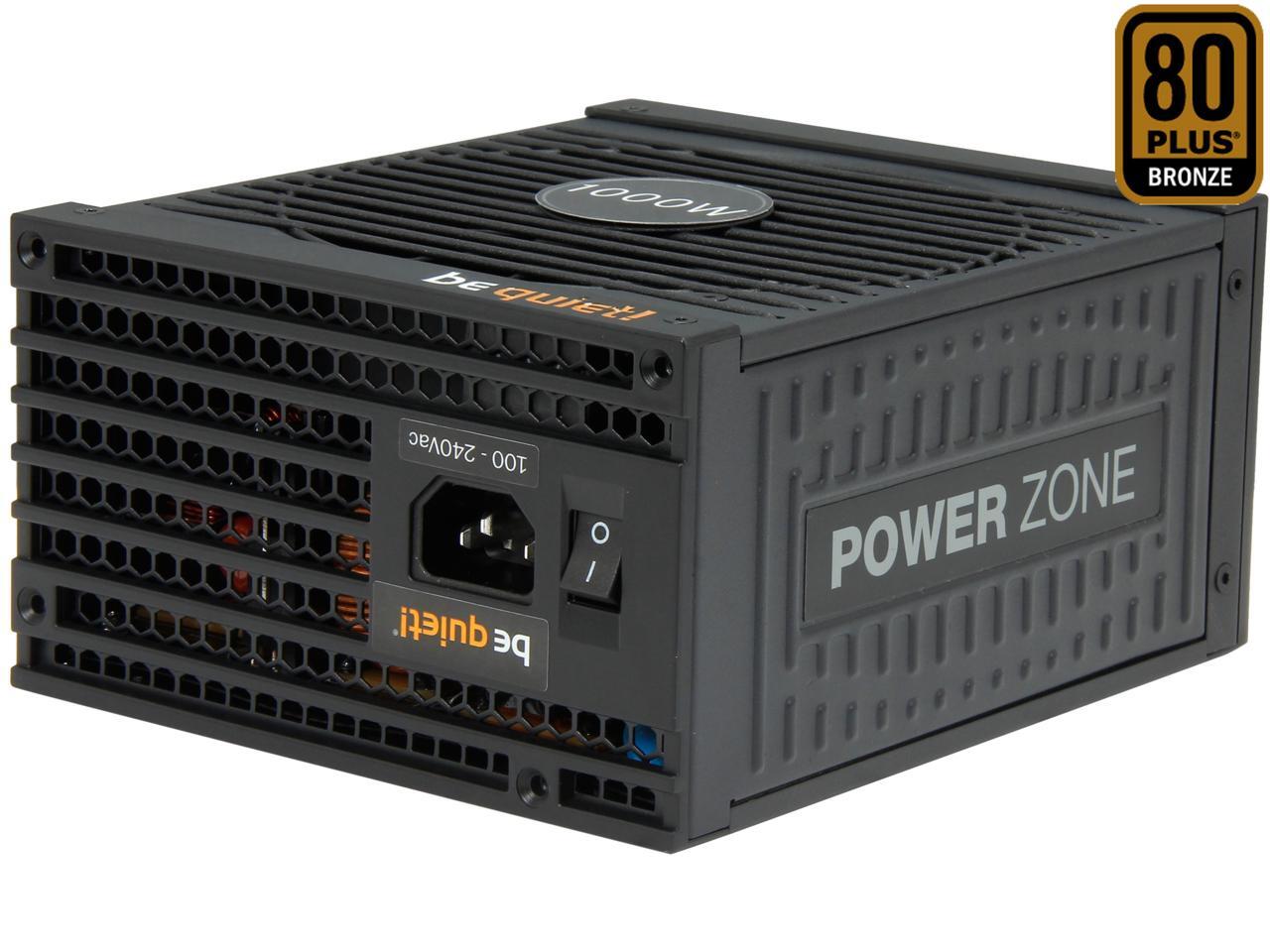 be quiet! POWER ZONE 1000W ATX 12V Fully Modular Power Supply ...