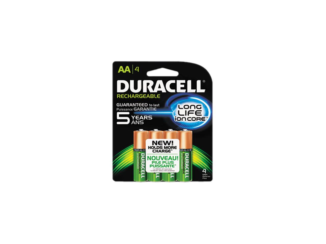 DURACELL NiMH 1.5V 2400mAh AA Rechargeable Battery, 4-pack - Newegg.com