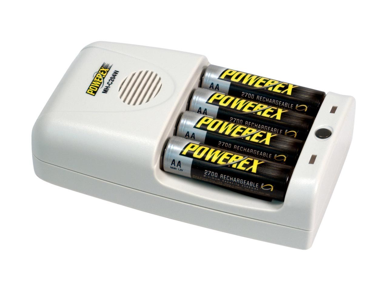 POWEREX MH-C204W 1-Hour Worldwide Travel Conditioning Charger w ...