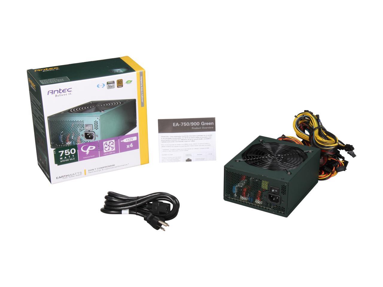 Antec EarthWatts Series EA750 Green 750 W Continuous Power Supply