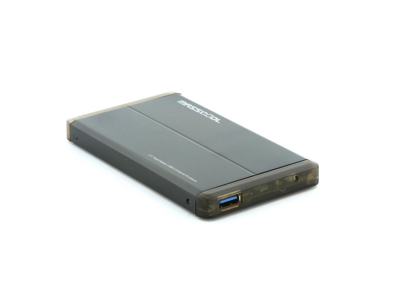 MassCool UHB-2233 2.5 inch SATA to USB 3.0 External Hard Drive Enclosure Black 