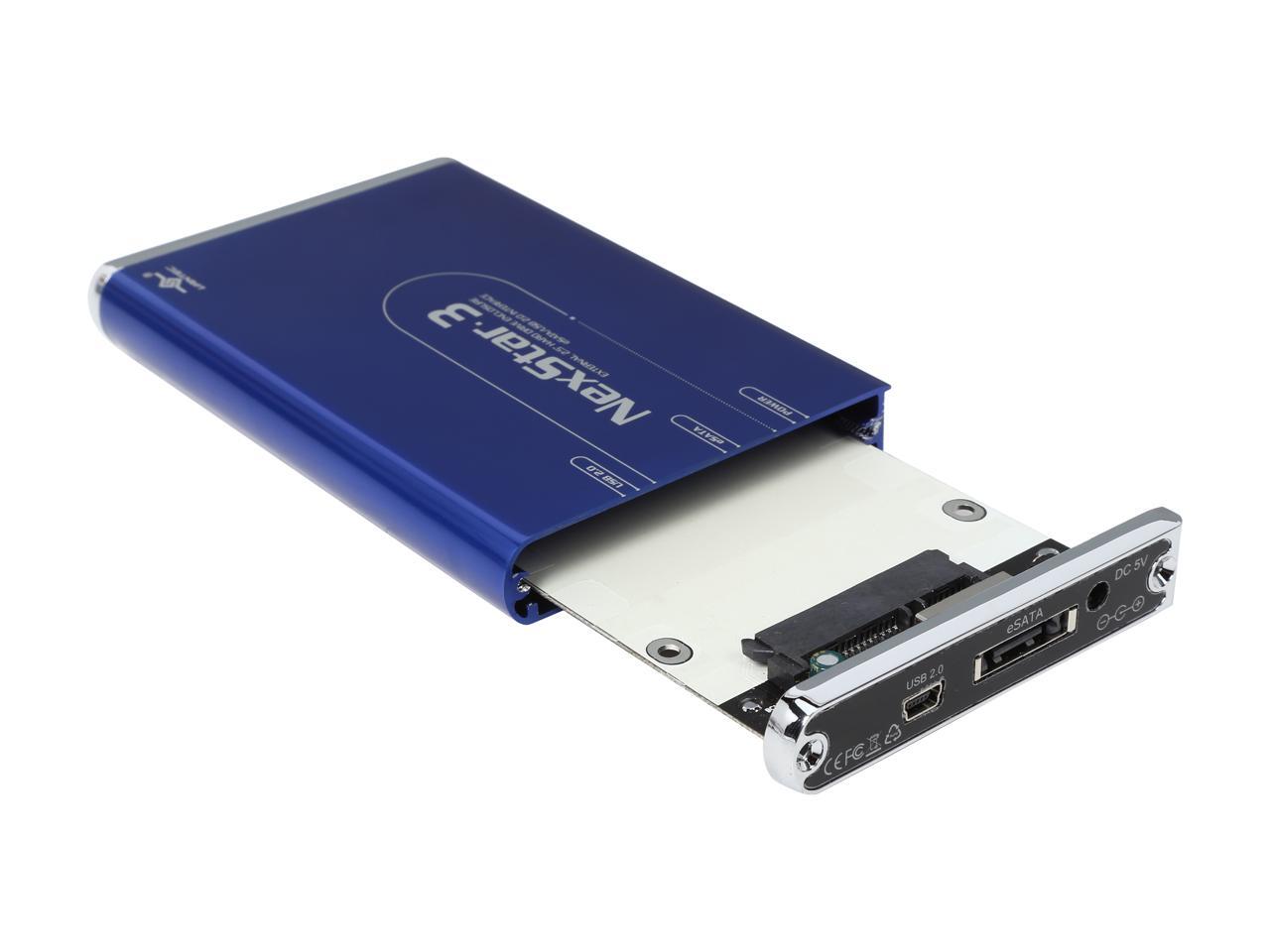 Vantec NexStar 3 2.5" SATA to USB 2.0 & eSATA External Hard Drive/SSD