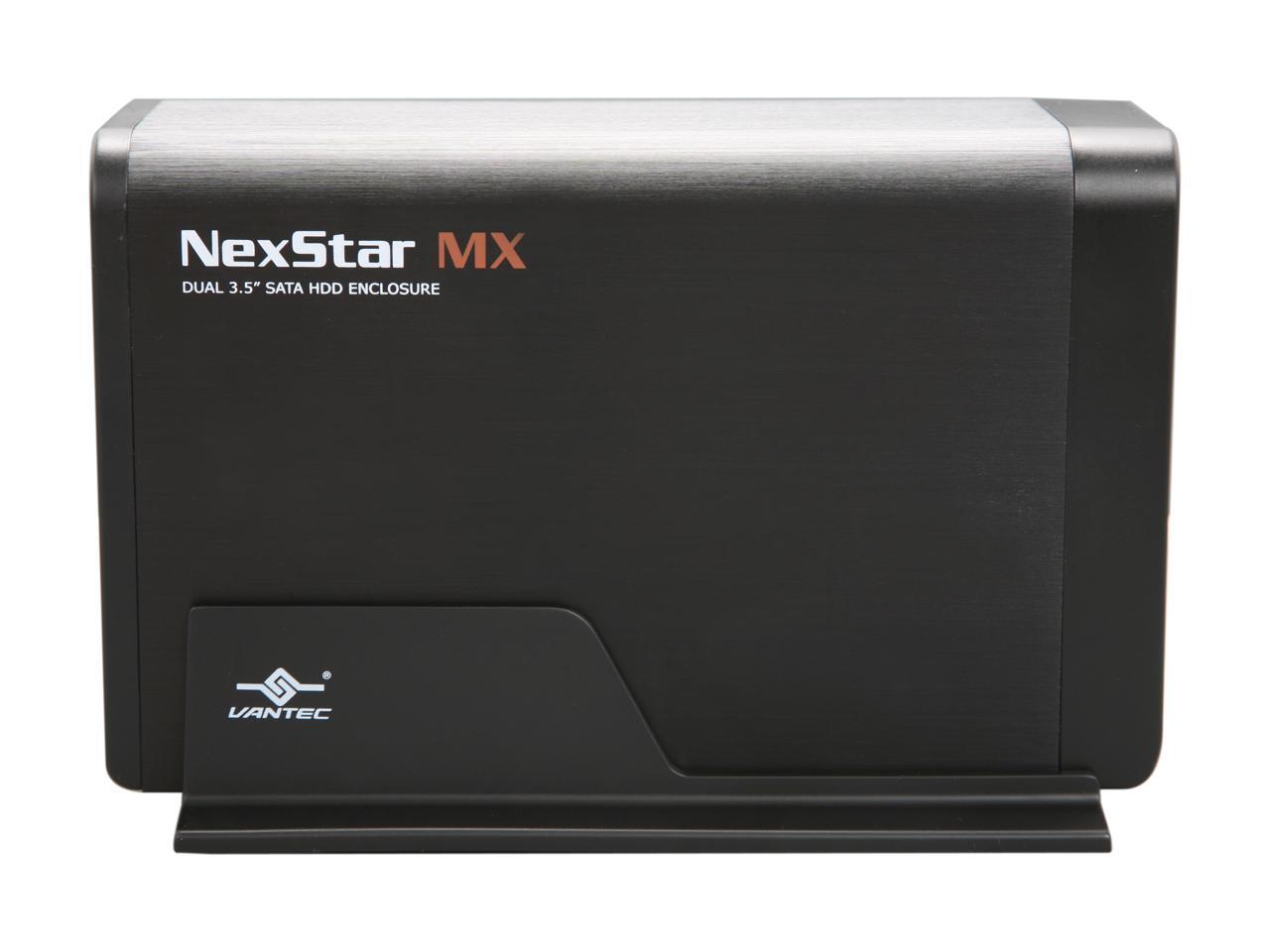 Vantec NexStar MX Dual 3.5" SATA to USB 2.0 External Hard Drive