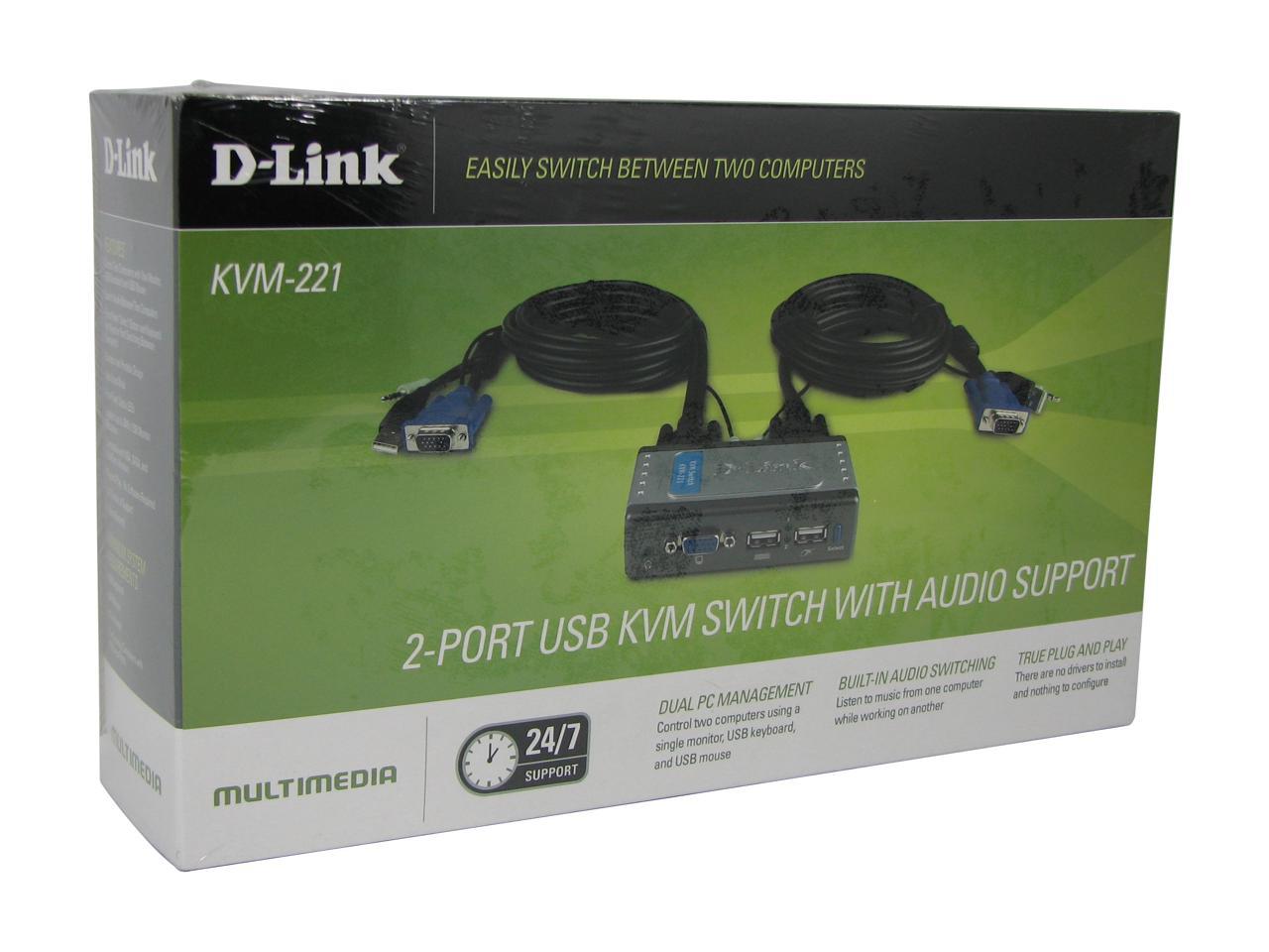 D link kvm 221 обзор