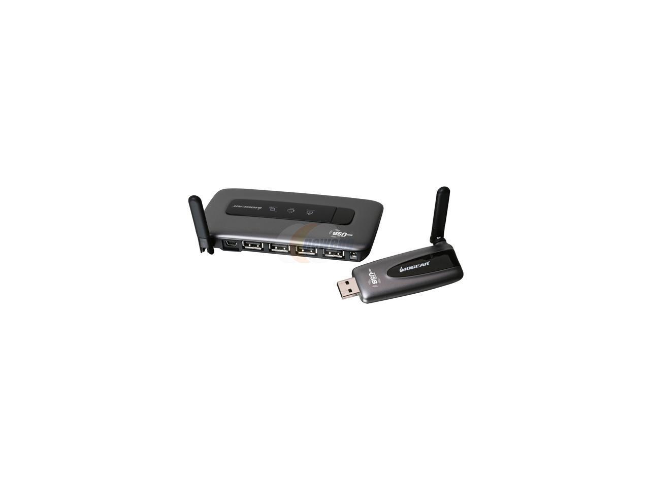 IOGEAR GUWH204KIT Wireless USB Hub and Adapter Kit