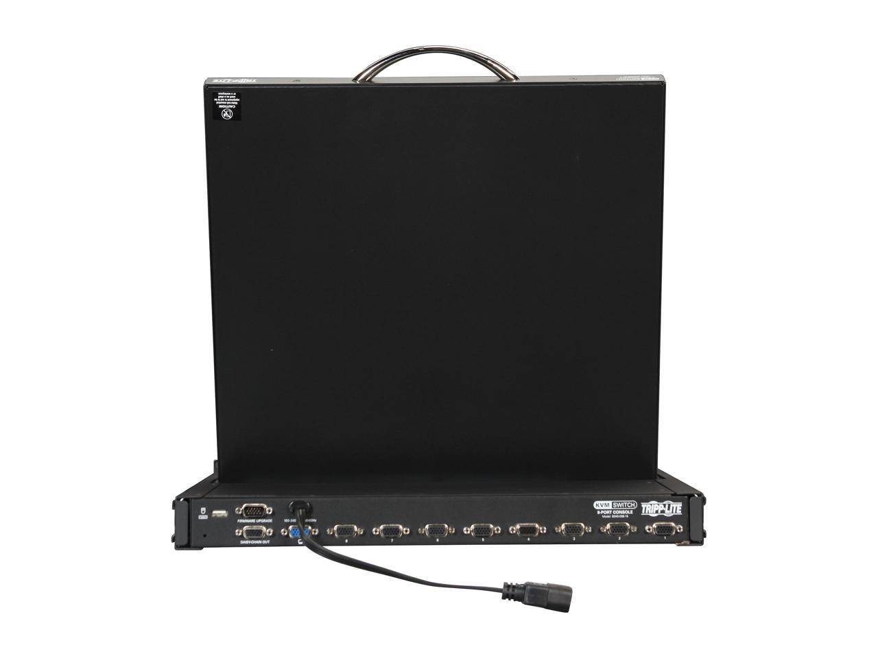 Tripp Lite Rack Mount Console KVM Switch, NetController 8Port 1U KVM