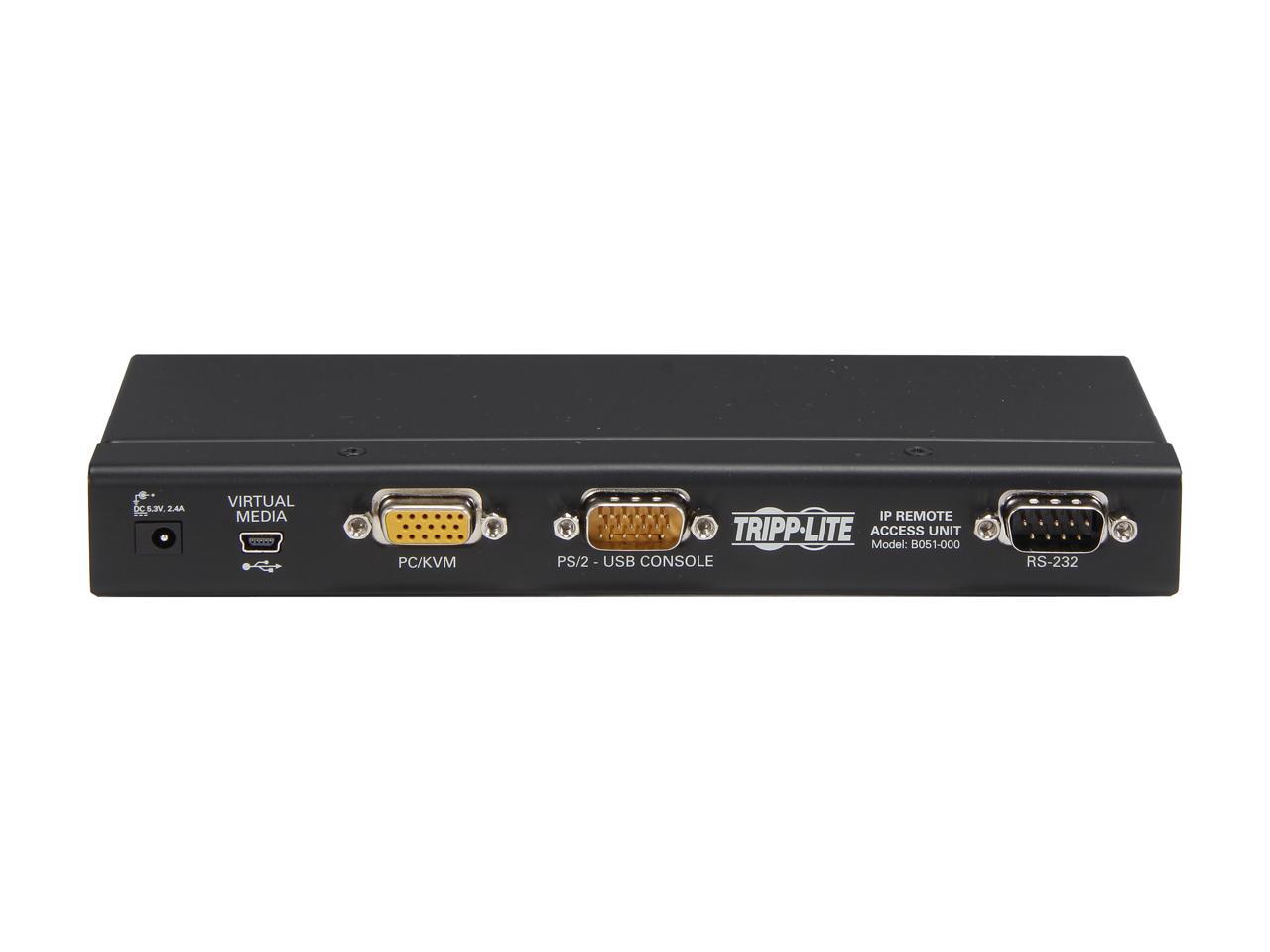TRIPP LITE B051000 KVM Switch Accessories IP Remote Access Unit ( KVM over IP )