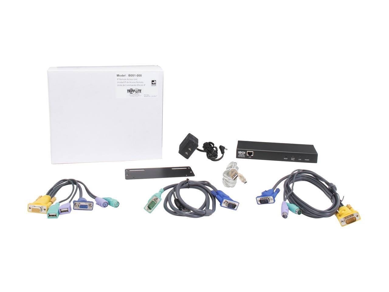 TRIPP LITE B051000 KVM Switch Accessories IP Remote Access Unit