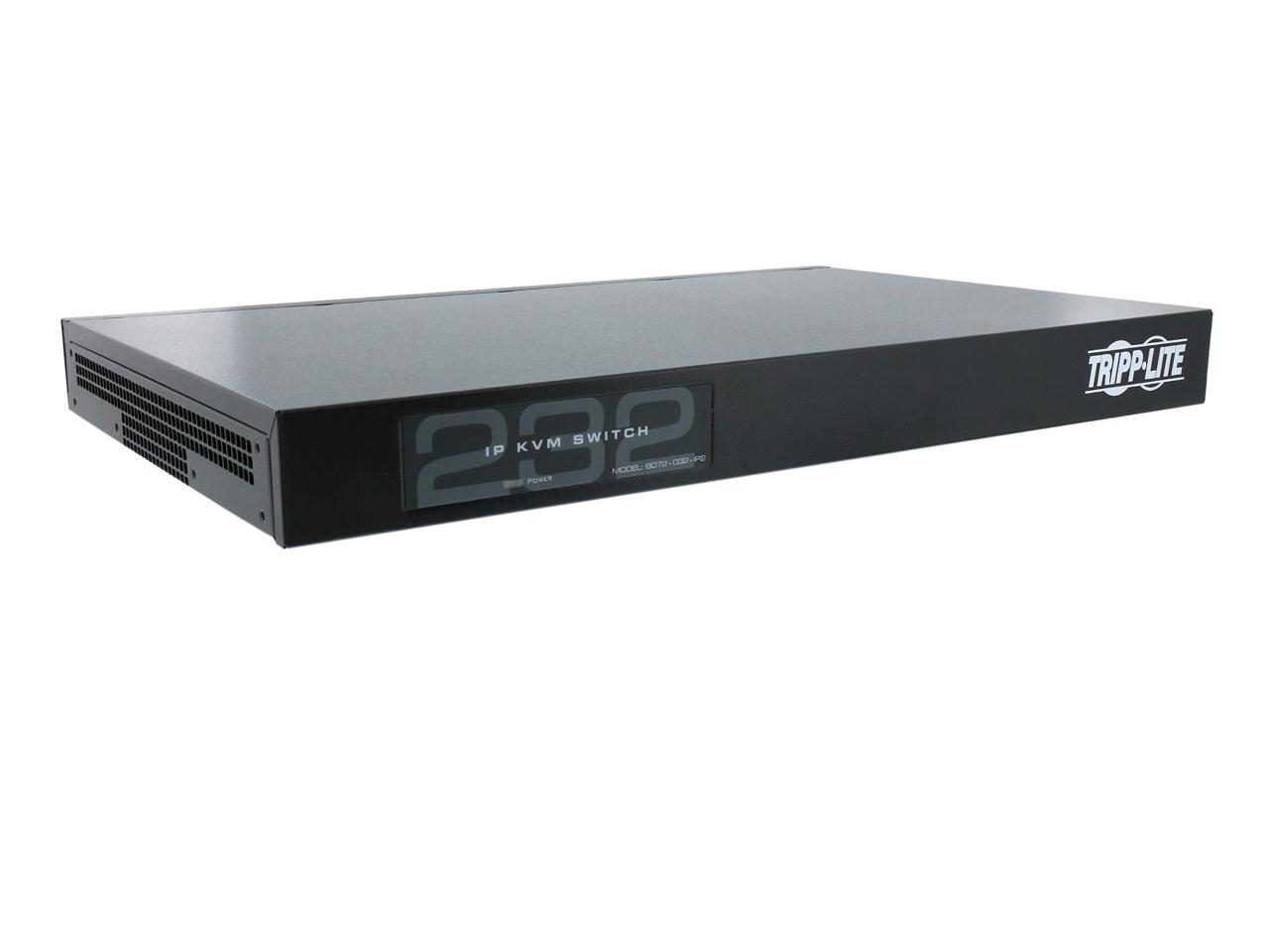 Tripp Lite 32Port Cat5 1U RackMount KVM Switch with IP Remote Access