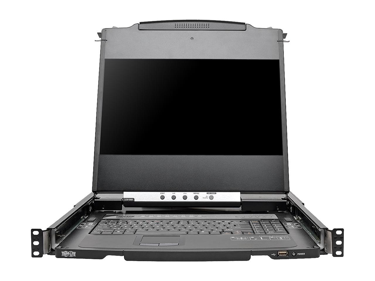 Tripp lite 8 port rack mount console hdmi kvm switch with 17 lcd and