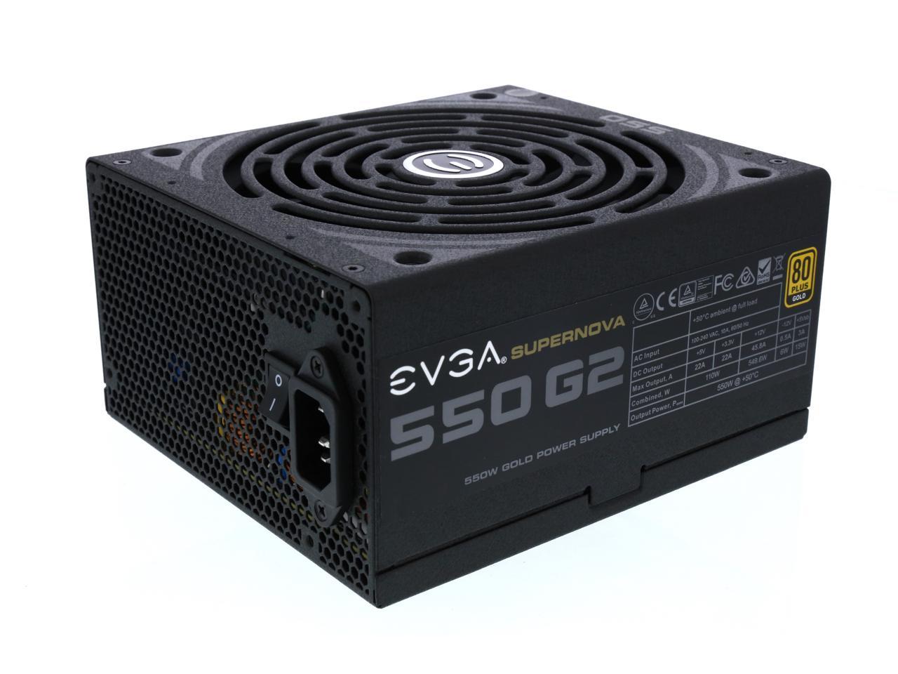 Open Box Evga Supernova 550 G2 220 G2 0550 Y1 80 Gold 550w Fully Modular Evga Eco Mode 5588