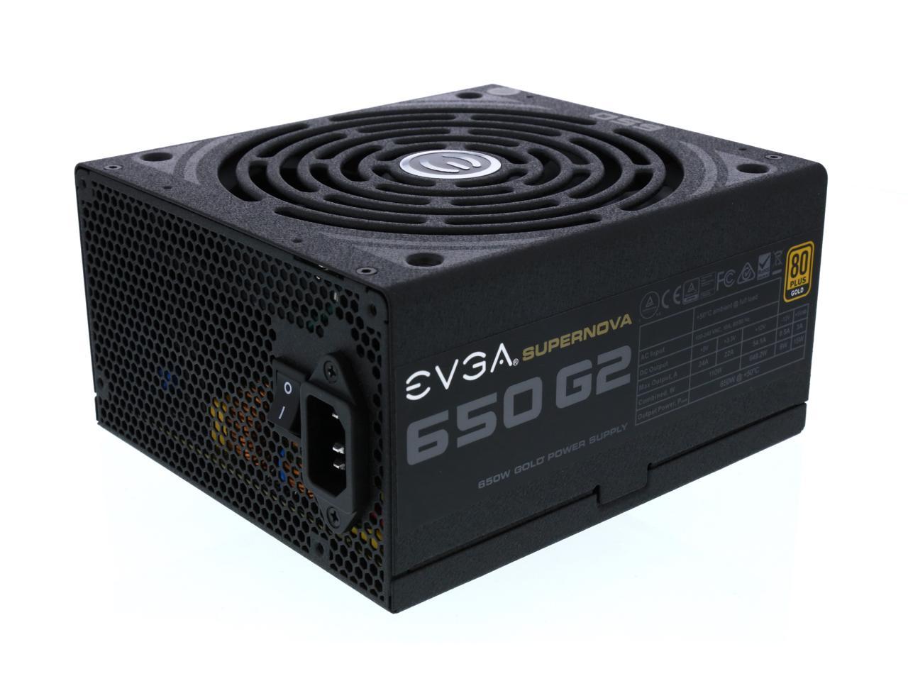 EVGA Supernova 220-G2-0550-Y1 完全モジュラー電源 650W 120-GP-0650