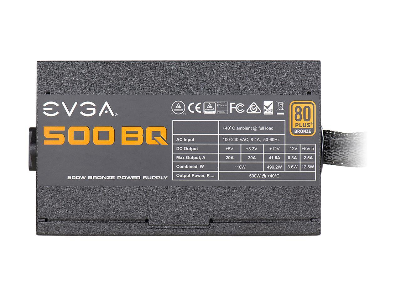 Блок питания evga 500 bq обзор