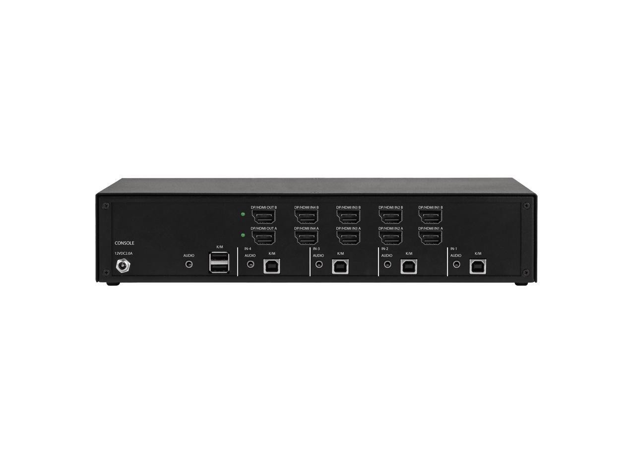Black Box Secure KVM Switch FlexPort HDMI/DisplayPort KVS42004HV KVM