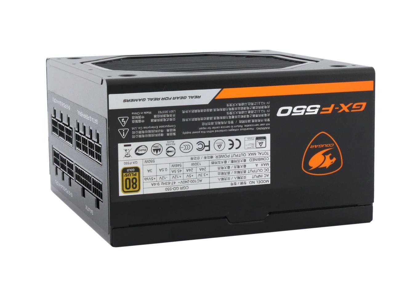 Cougar Gx F Series Gxf550 550w Power Supply Newegg Com