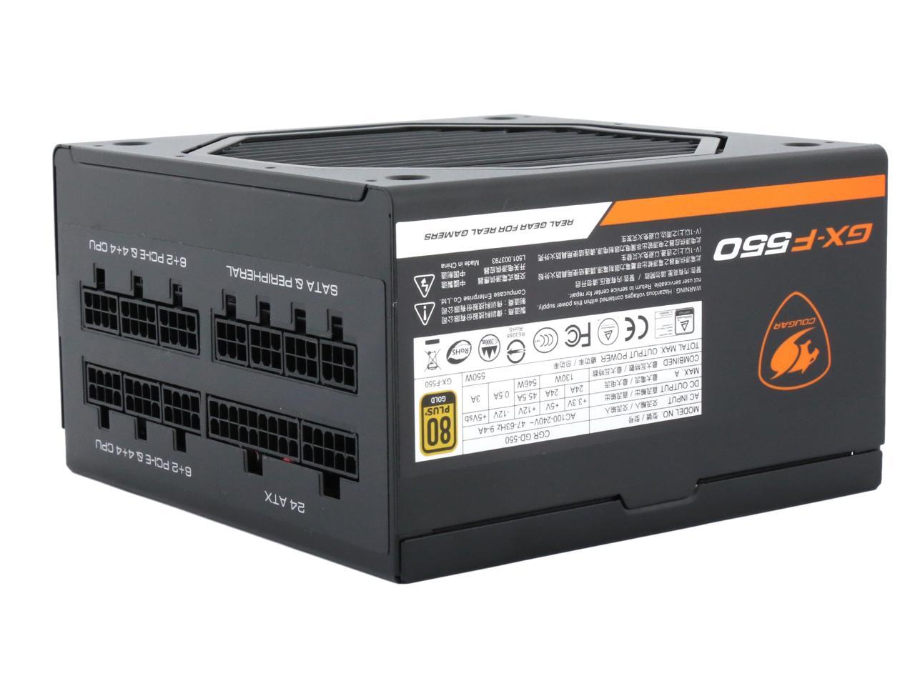 Cougar Gx F Series Gxf550 550w Power Supply Newegg Com