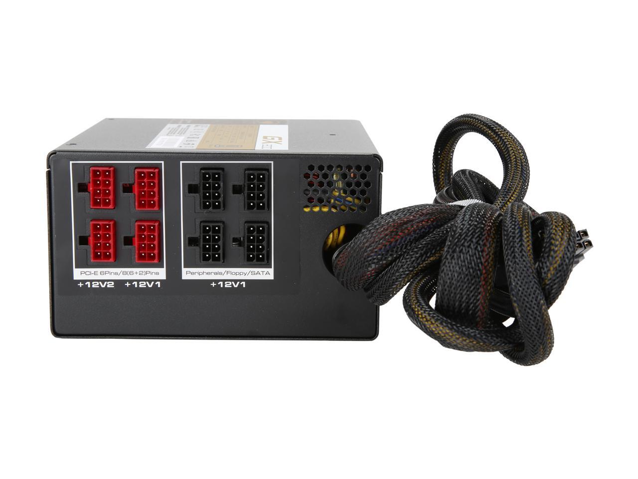 Cougar GX800 800 Watt 80+ Gold Ultra Quiet Modular Power Supply ...