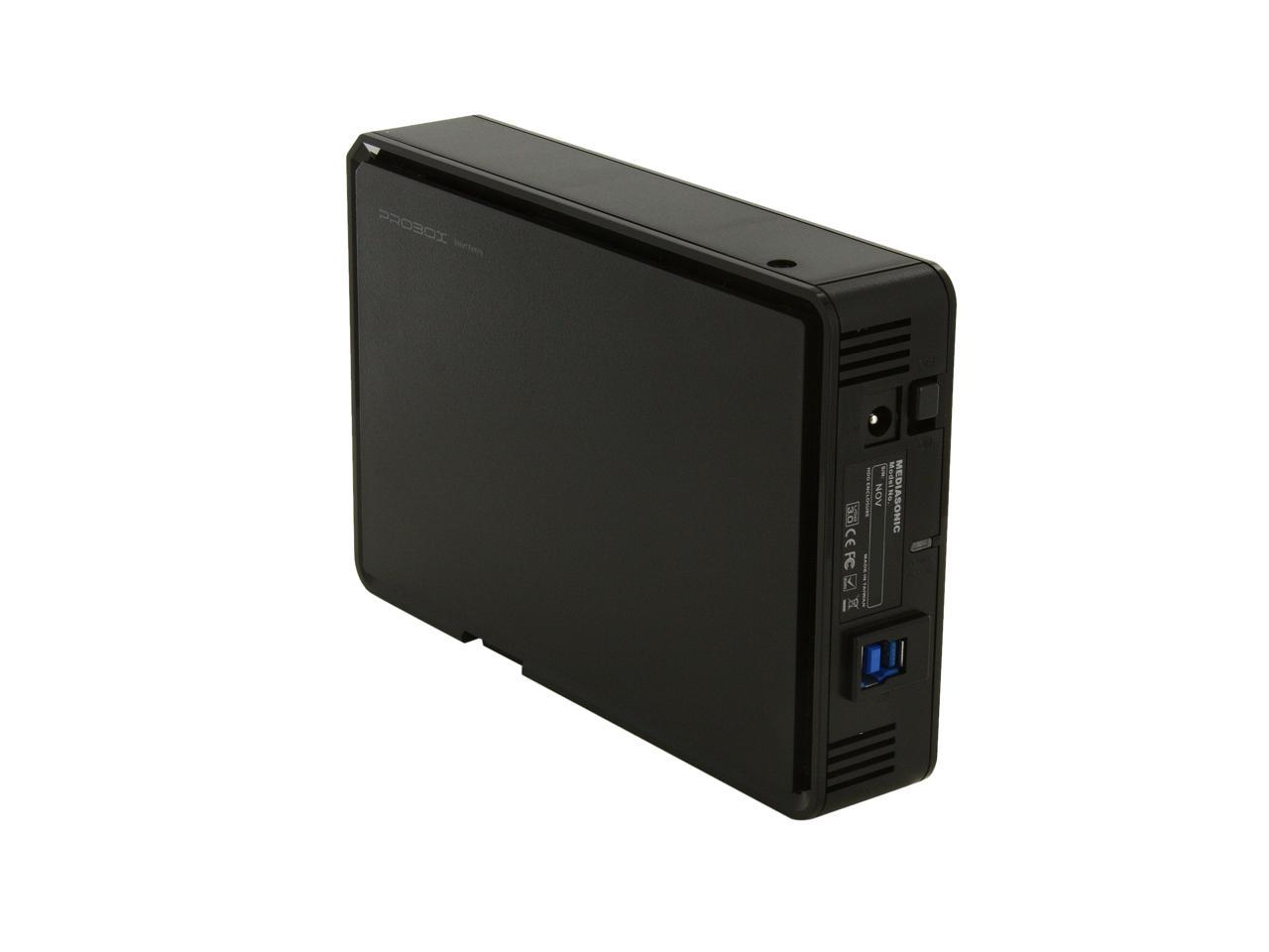 Mediasonic ProBox K32SU3 Black SuperSpeed SATA HDD External Enclosure