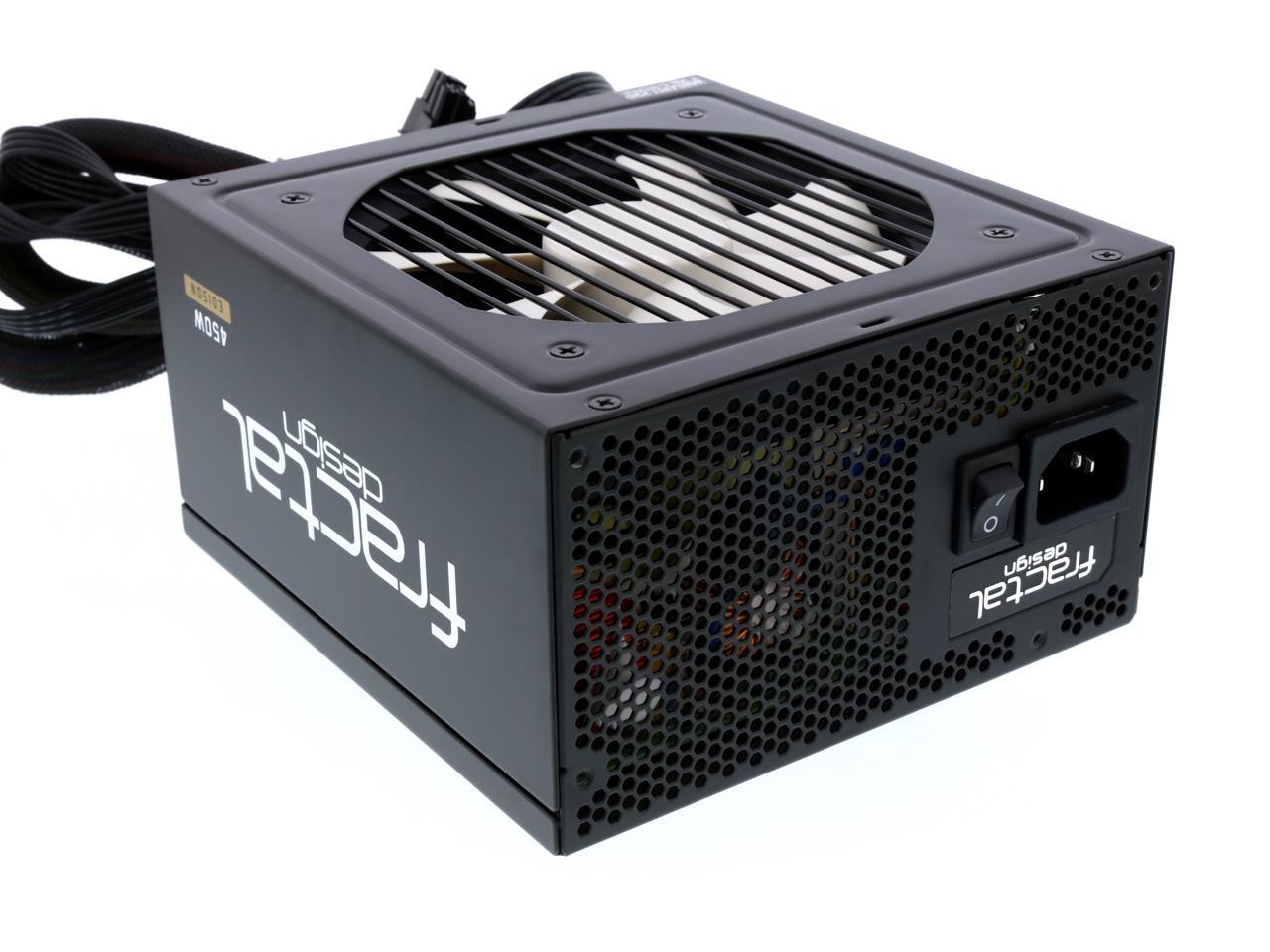 Fractal Design Edison M 450w Modular 80 Plus Gold Certified Power Supply Newegg Com