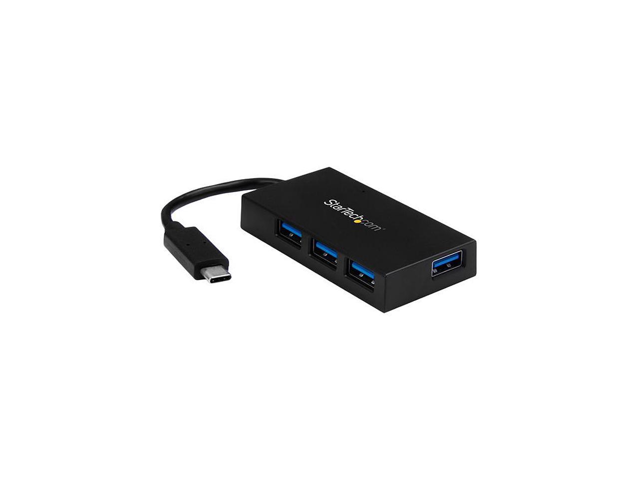 StarTech HB30C4AFS 4 Port USB C Hub C To 4 X A USB 3 0 Hub 4 Port