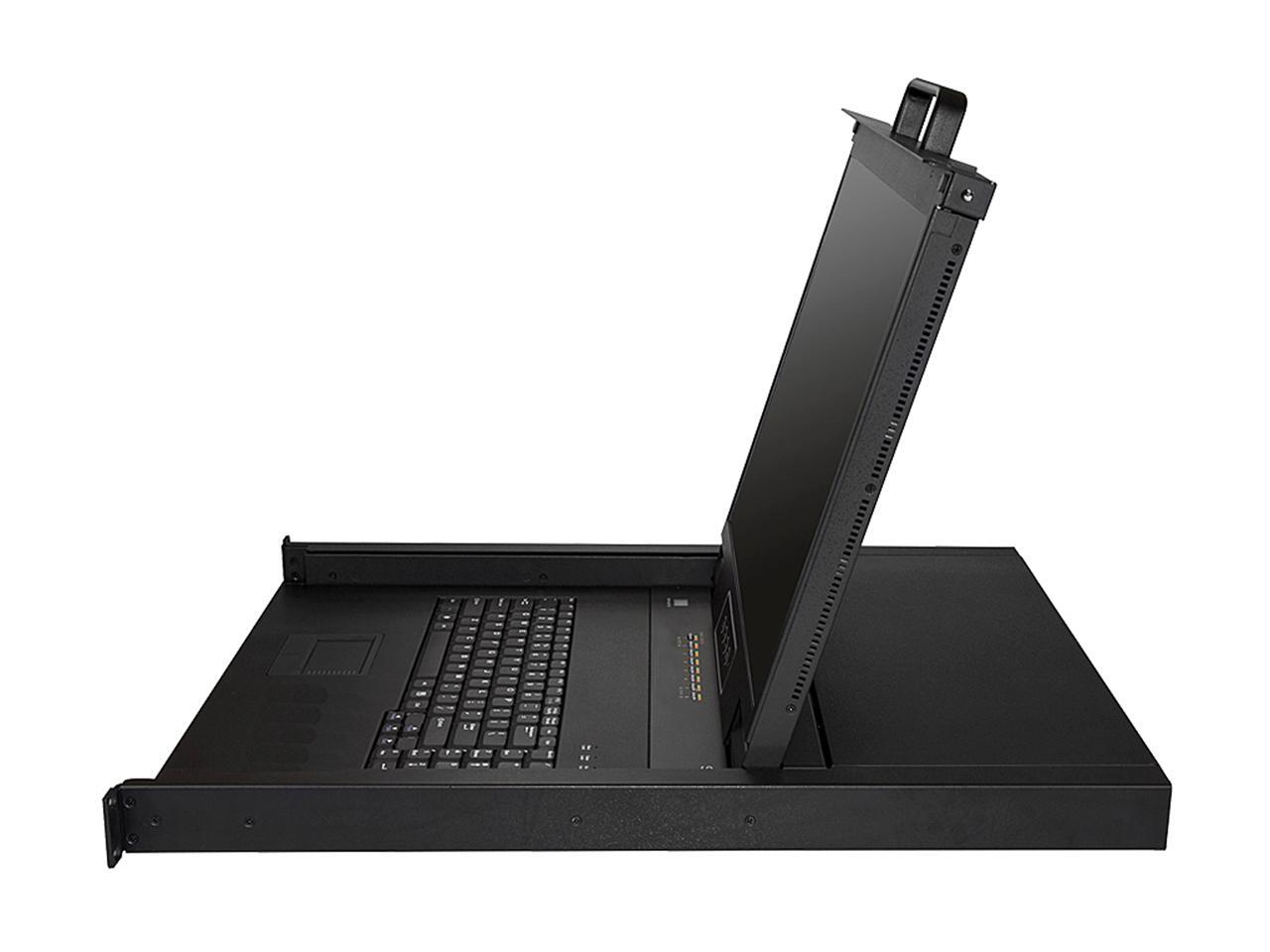 RKCONS1908K Rackmount KVM Console 1U 19in 8 Port KVM