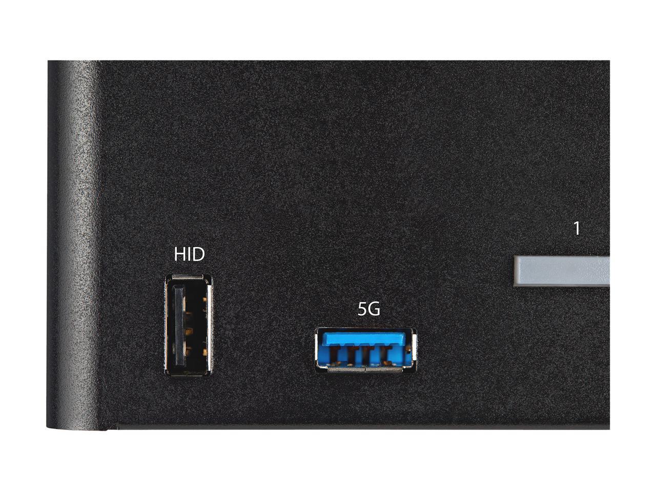 2 Port Quad Monitor DisplayPort KVM Switch, 4K 60Hz UHD HDR, Desktop 4K