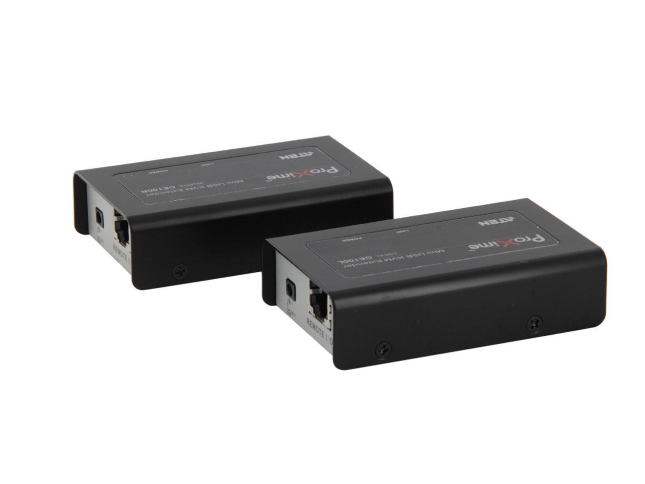 ATEN CE100 Cat5 USB KVM Mini Console Extender - Up To 320 Ft - Newegg.com