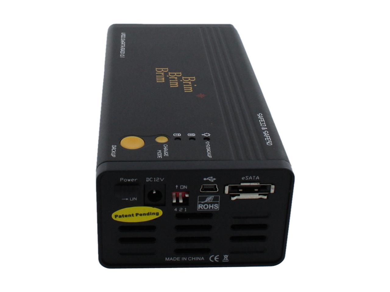 SNT SNTSATA1822UESR Dual 2.5" SATA Hard drive / SSD to USB2.0 + eSATA