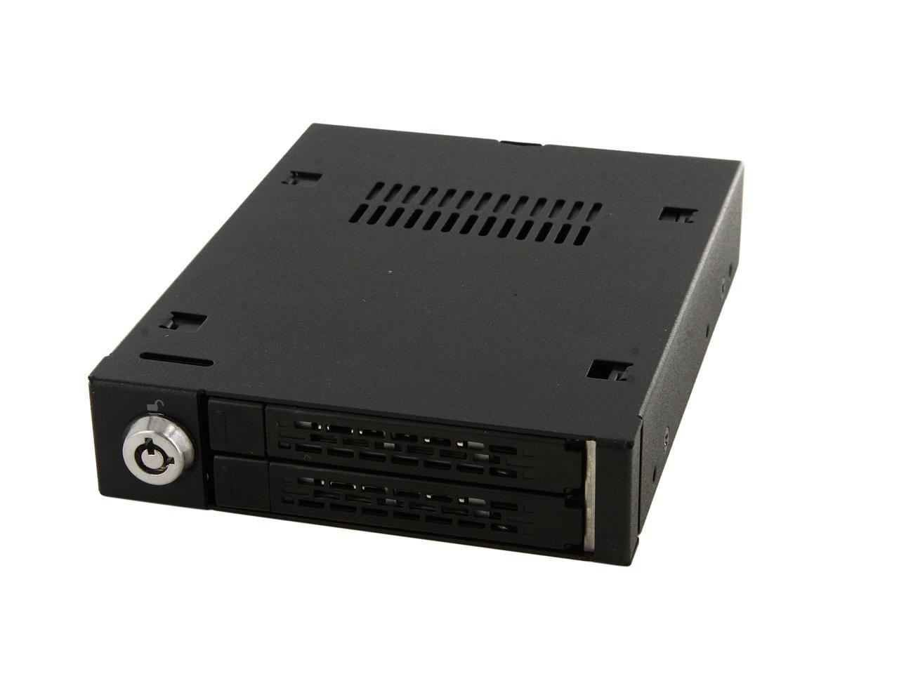 ICY DOCK MB992SK-B Enterprise Full Metal 2 X 2.5” SATA Hard Drive Or ...