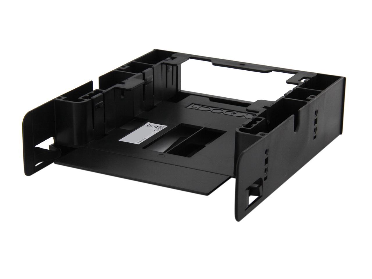 ICY DOCK Dual 2.5 SSD 1 x 3.5 HDD Device Bay to 5.25 Drive Bay Converter /  Mount / Kit / Adapter - FLEX-FIT Trio MB343SP
