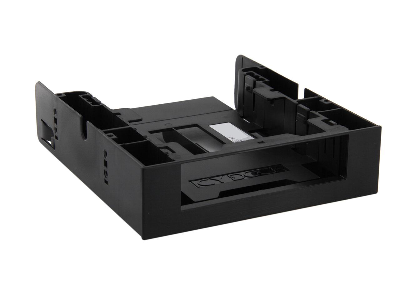 ICY DOCK Dual 2.5 SSD 1 x 3.5 HDD Device Bay to 5.25 Drive Bay 