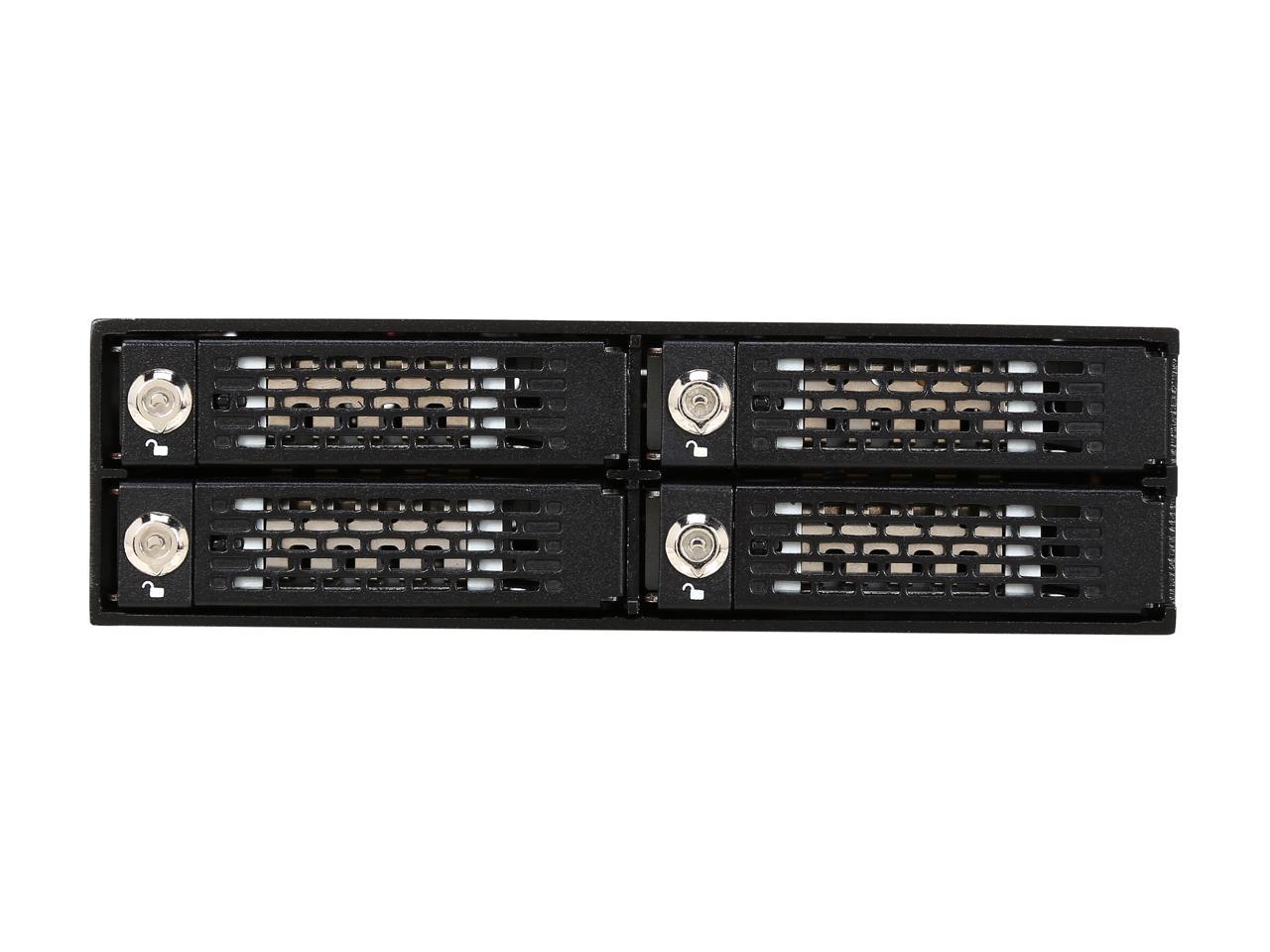 ICY DOCK Full Metal 4 x 2.5 SATA/SAS HDD & SDD Hot Swap Backplane Cage ...