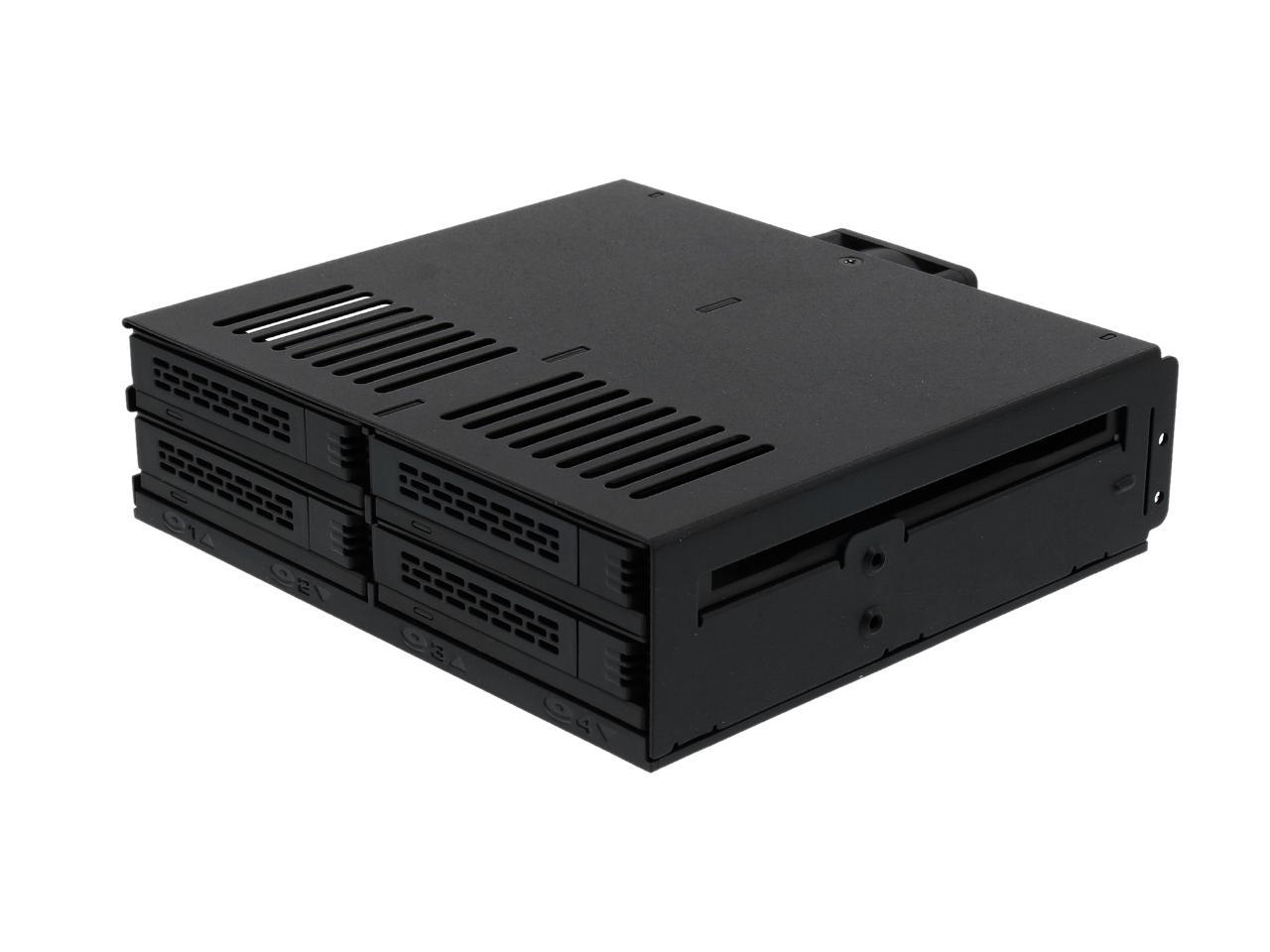 Icy Dock MB324SP-B ExpressCage Drive Enclosure 4 Bay 2.5" SAS SATA HDD SSD Hot 