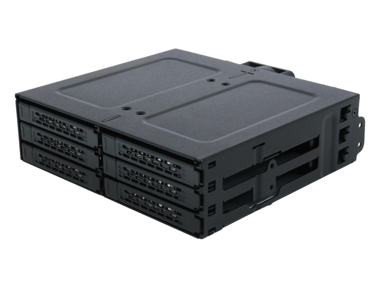 ToughArmor MB608SP-B Drive Enclosure Compatible with 5.25 6Gb/s SAS ICY Dock Serial ATA/60