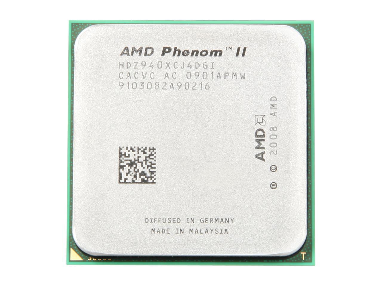 AMD Phenom II X4 940 Black Edition - Phenom II X4 Deneb Quad-Core 