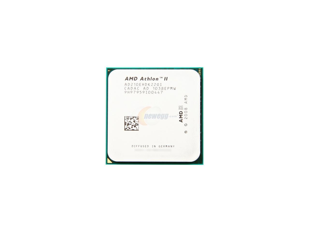 Amd Athlon Ii X2 210e Athlon Ii X2 Regor Dual Core 2 6 Ghz Socket Am3 45w Desktop Processor