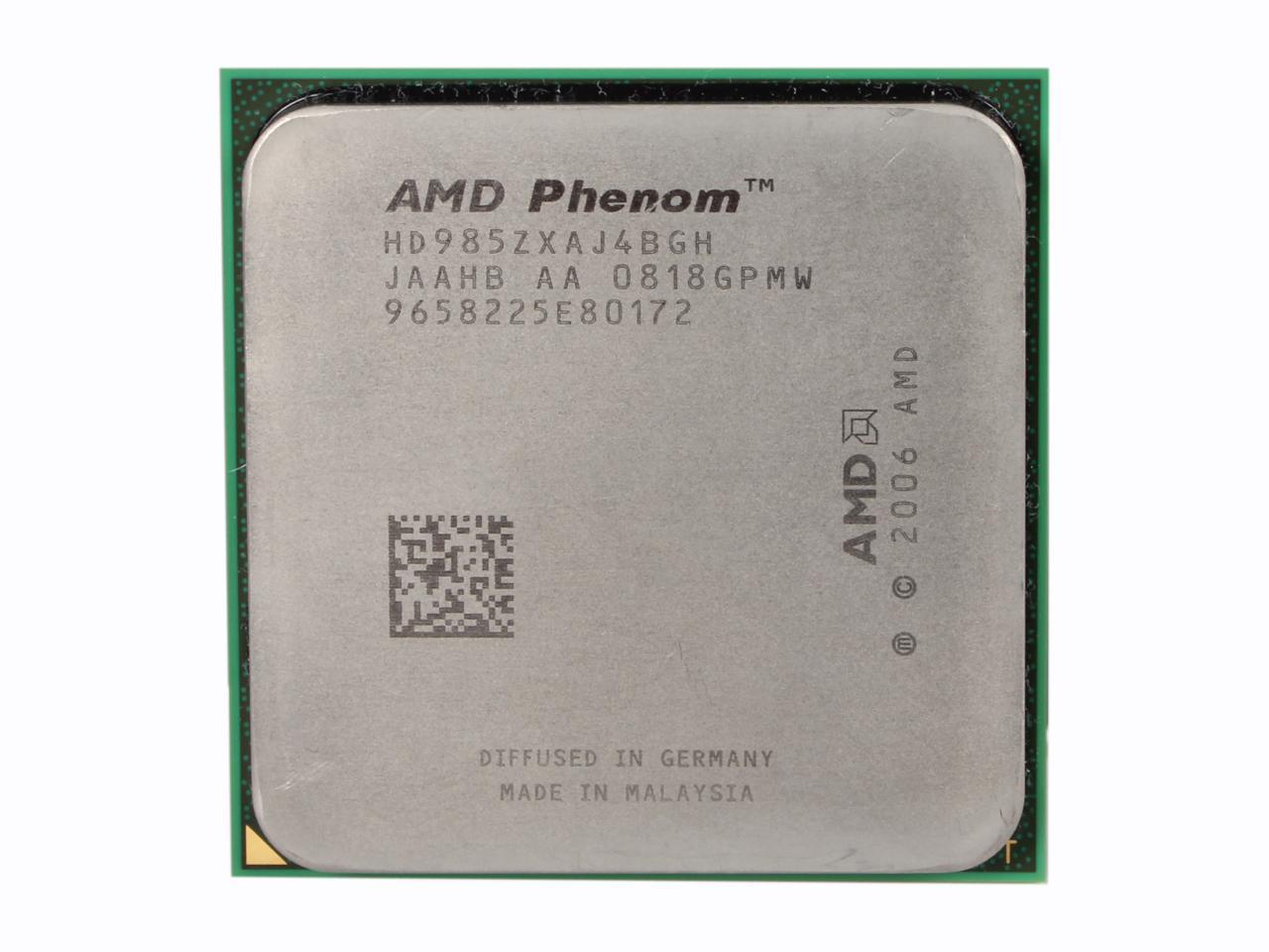 Amd phenom x4 9850 сколько оперативной памяти