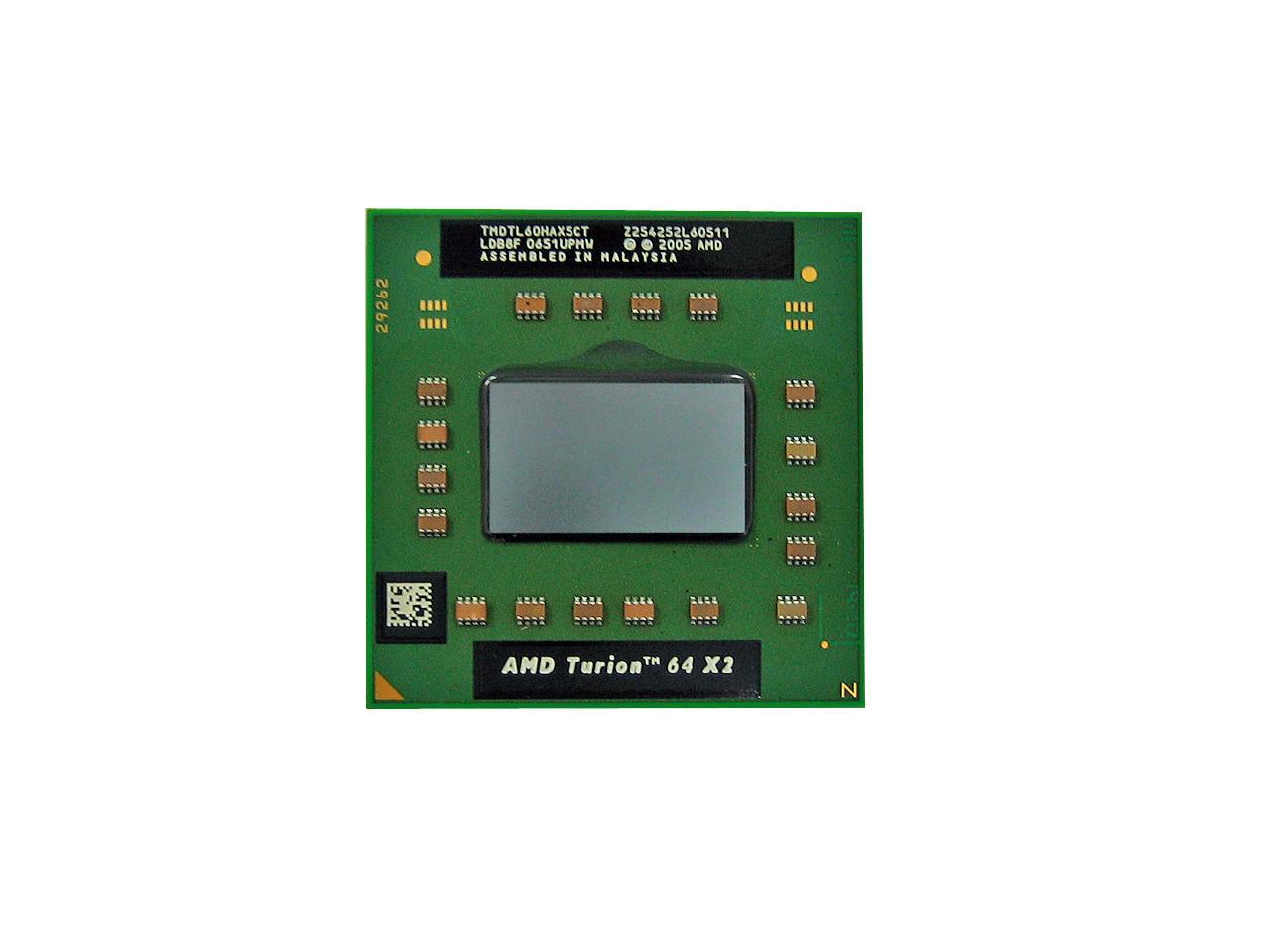 AMD Turion 64 X2 TL-60 2.0 GHz Socket S1 TMDTL60HAX5CT Processor ...