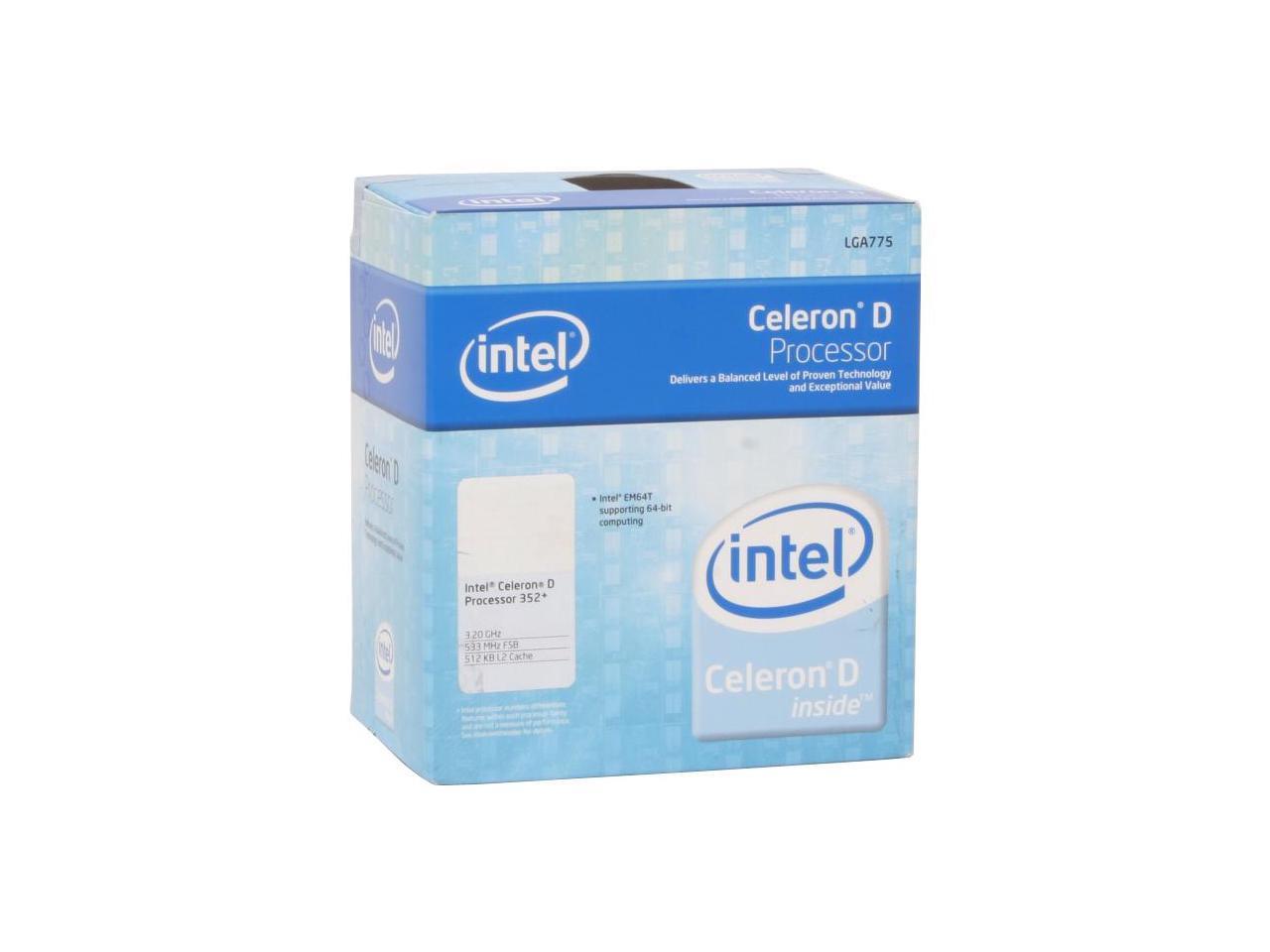 Bezet paneel Open Intel Celeron D 352 - Celeron D Cedar Mill Single-Core 3.2 GHz LGA 775 65W  Processor - BX80552352 - Newegg.com