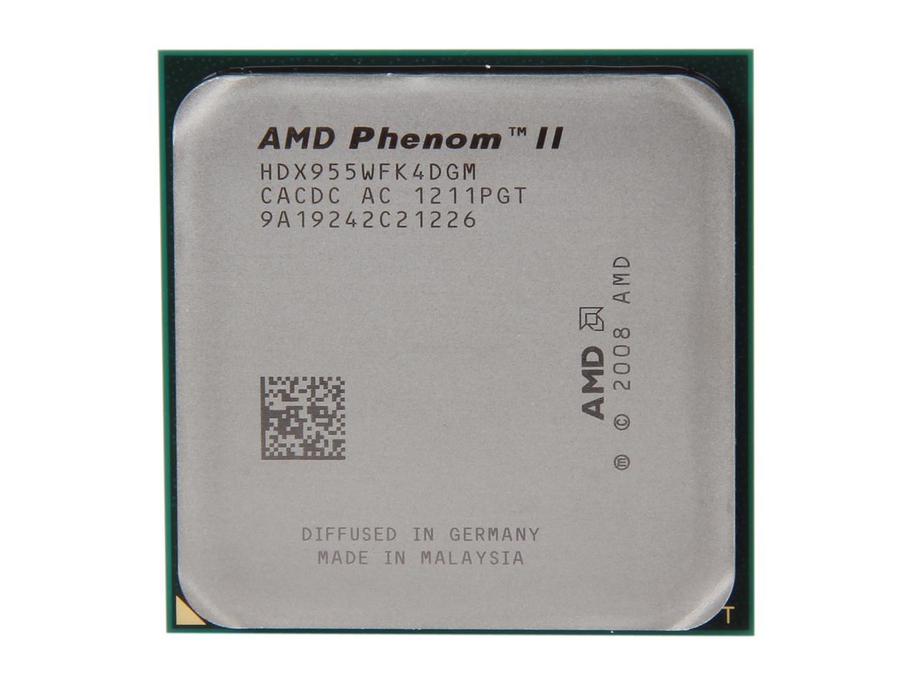 Amd phenom ii x4 955 рейтинг процессоров