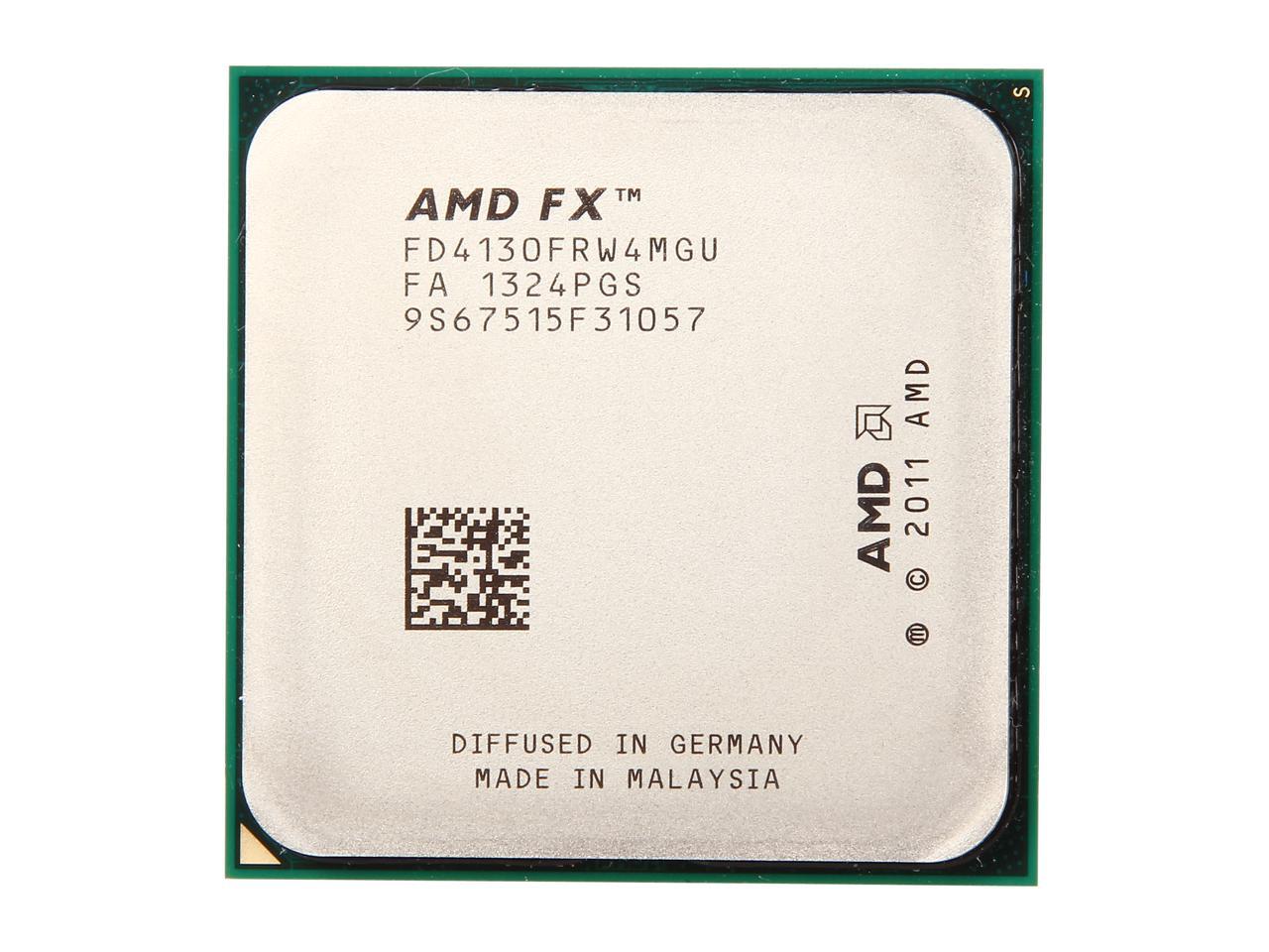 AMD FX-4130 - FX-Series Zambezi Quad-Core 3.8 GHz Socket AM3+ 125W ...