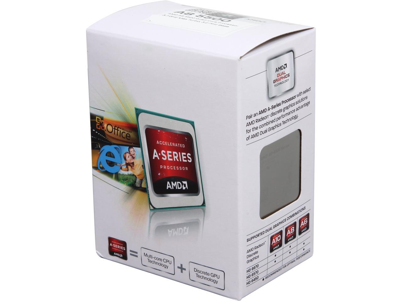 AMD A8-5500 3.2GHz (3.7GHz Turbo 
