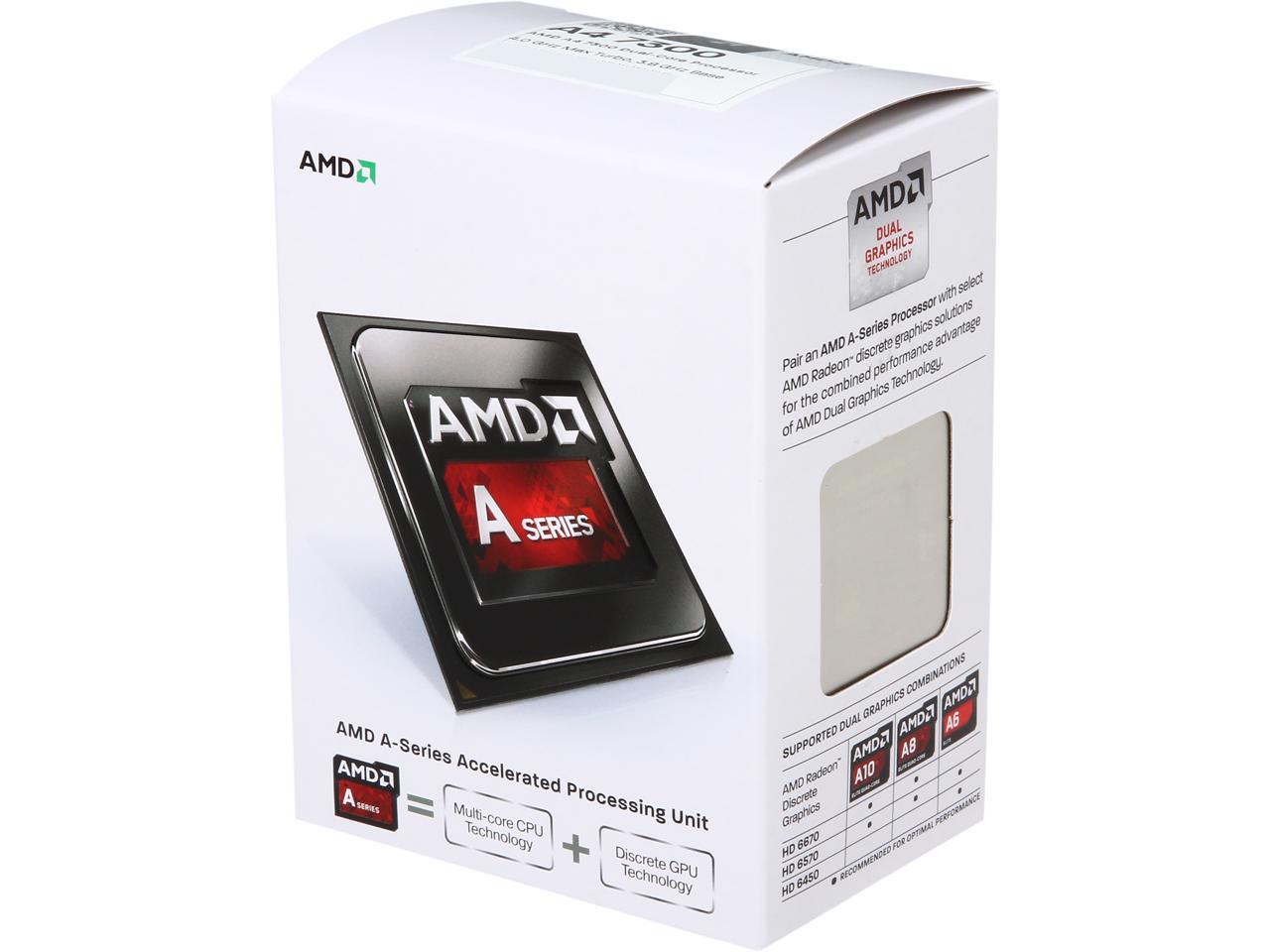 AMD A4-7300 Richland Dual-Core 4.0 GHz Socket FM2 65W 