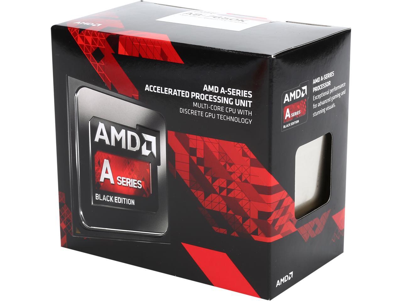 Used Like New Amd A8 7650k With Amd Quiet Cooler Socket Fm2 Ad765kxbjasbx Desktop Processor Newegg Com