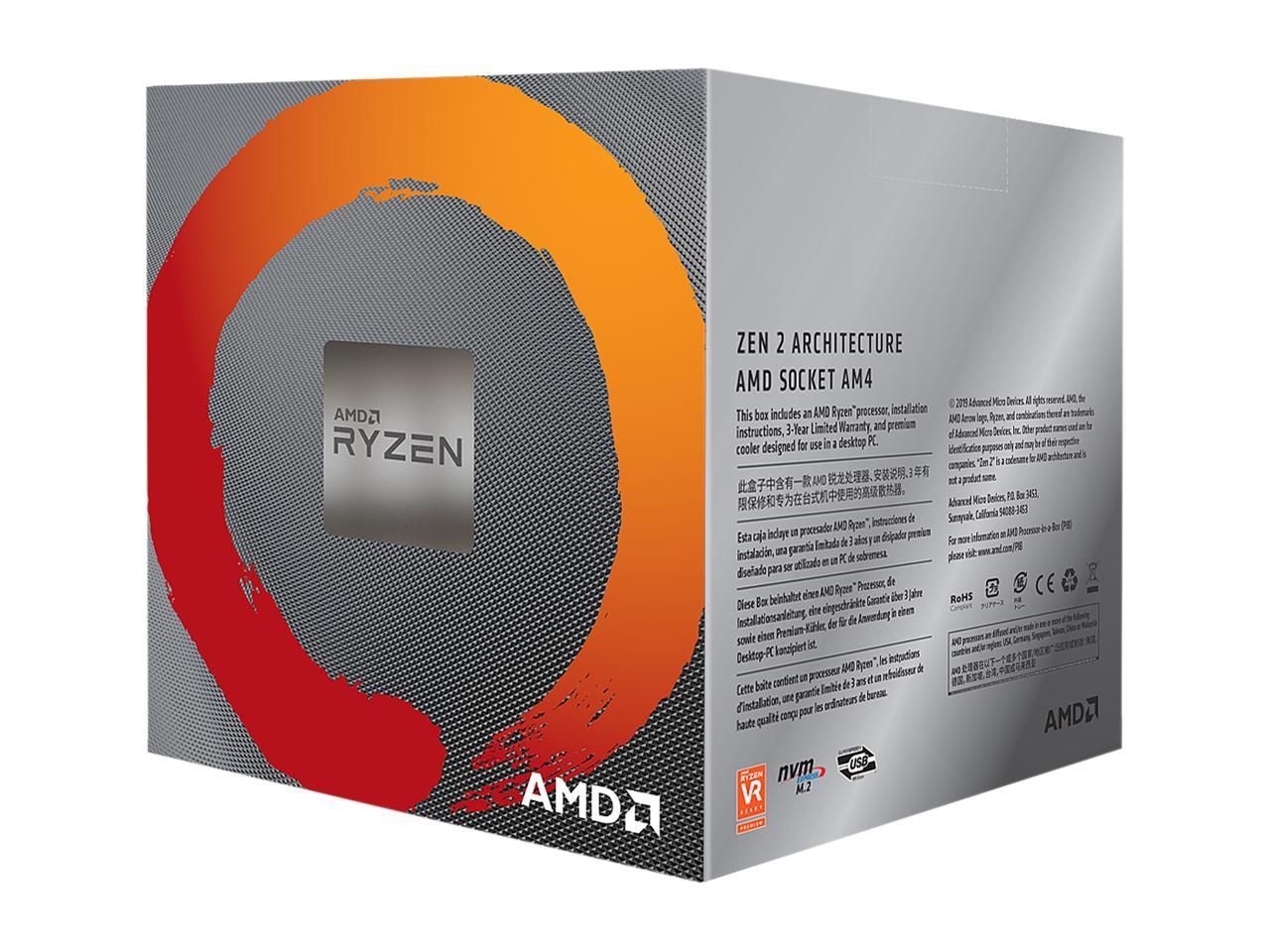 AMD Ryzen 7 3rd Gen - RYZEN 7 3700X Matisse (Zen 2) 8-Core 3.6 GHz (4.4 GHz  Max Boost) Socket AM4 65W 100-100000071BOX Desktop Processor - Newegg.com