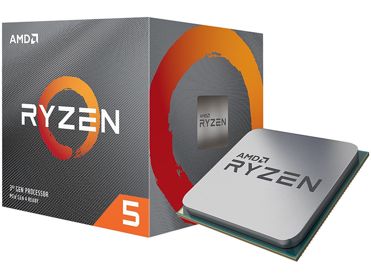 Amd Ryzen 5 3rd Gen Ryzen 5 3600x Matisse Zen 2 6 Core 3 8 Ghz 4 4 Ghz Max Boost Socket Am4 95w 100 box Desktop Processor Newegg Com