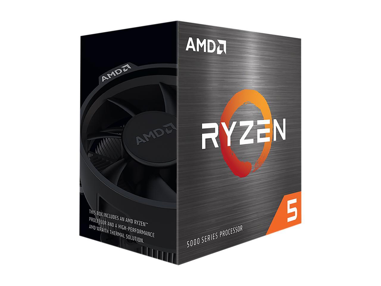 AMD "100-100000457BOX" Ryzen 5 5500 with Wraith Stealth Cooler (NO VIDEO) RTLl