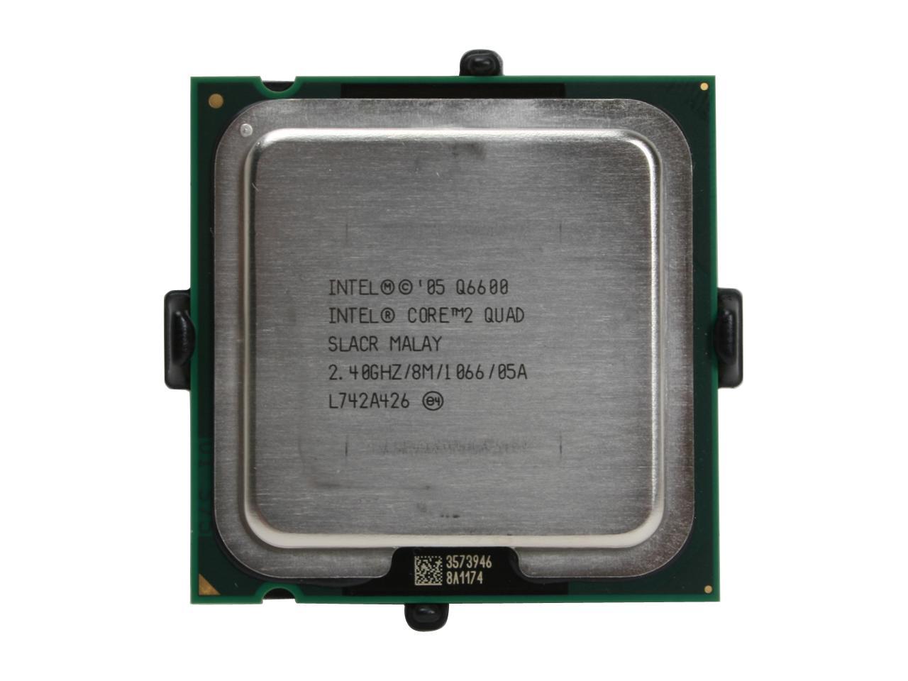 Intel Core 2 Quad Q6600 - Core 2 Quad Kentsfield Quad-Core 2.4 GHz LGA 775  95W Processor - HH80562PH0568M
