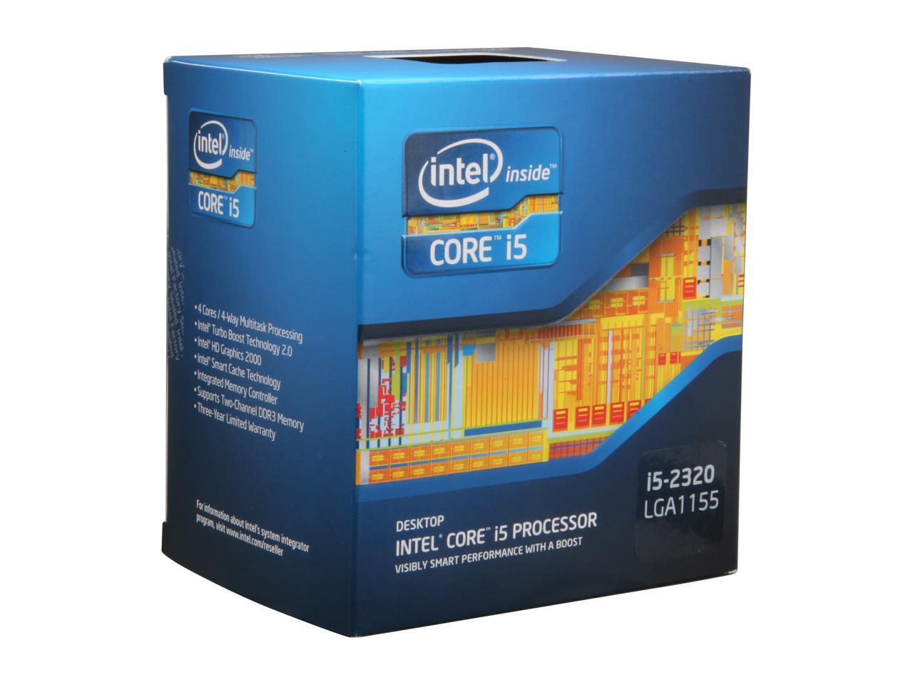 Used Like New Intel Core I5 23 3 0ghz 3 3ghz Turbo Boost Lga 1155 Bxi523 Desktop Processor Newegg Com
